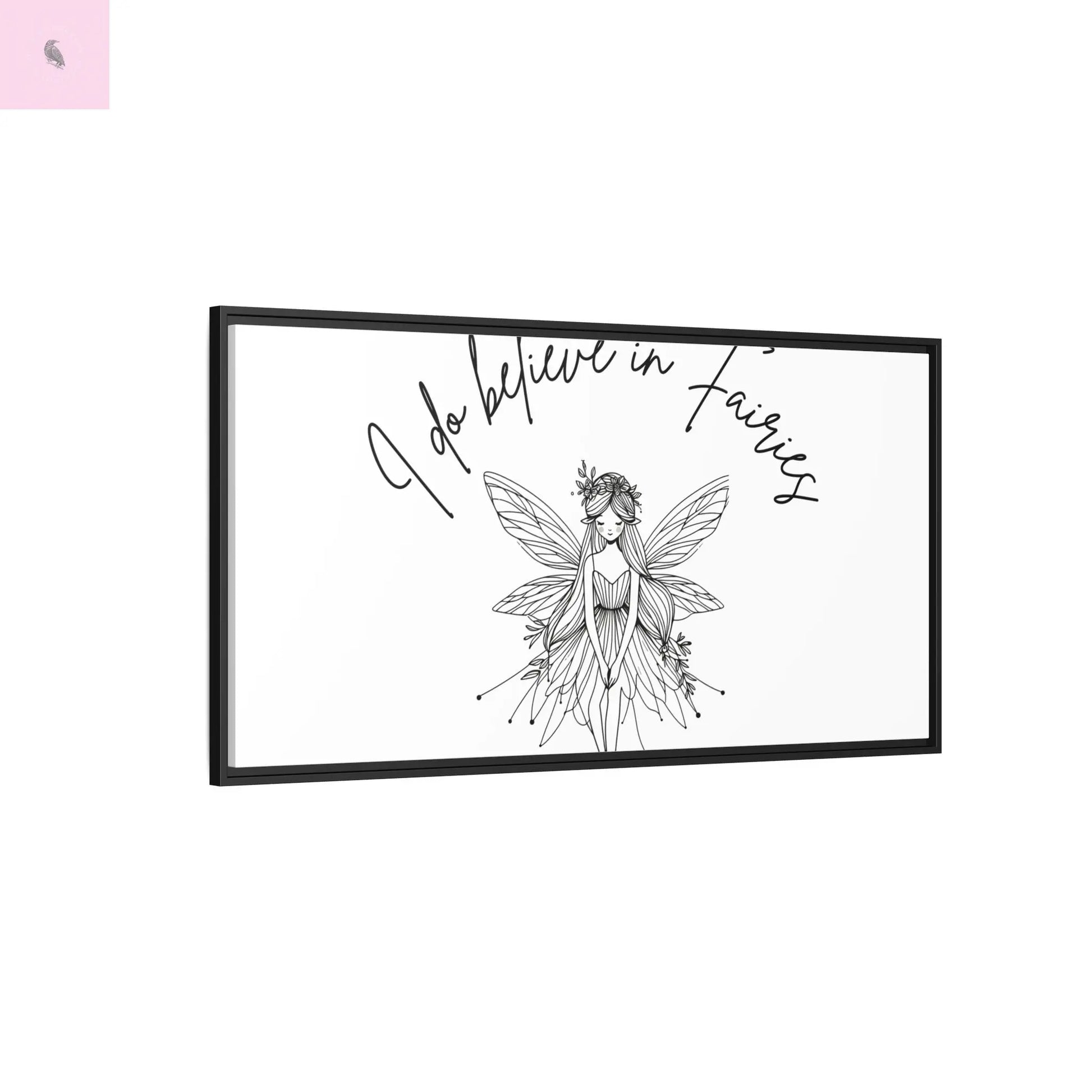 Fairies Canvas, Framed (Multi-color) - The flirty crow