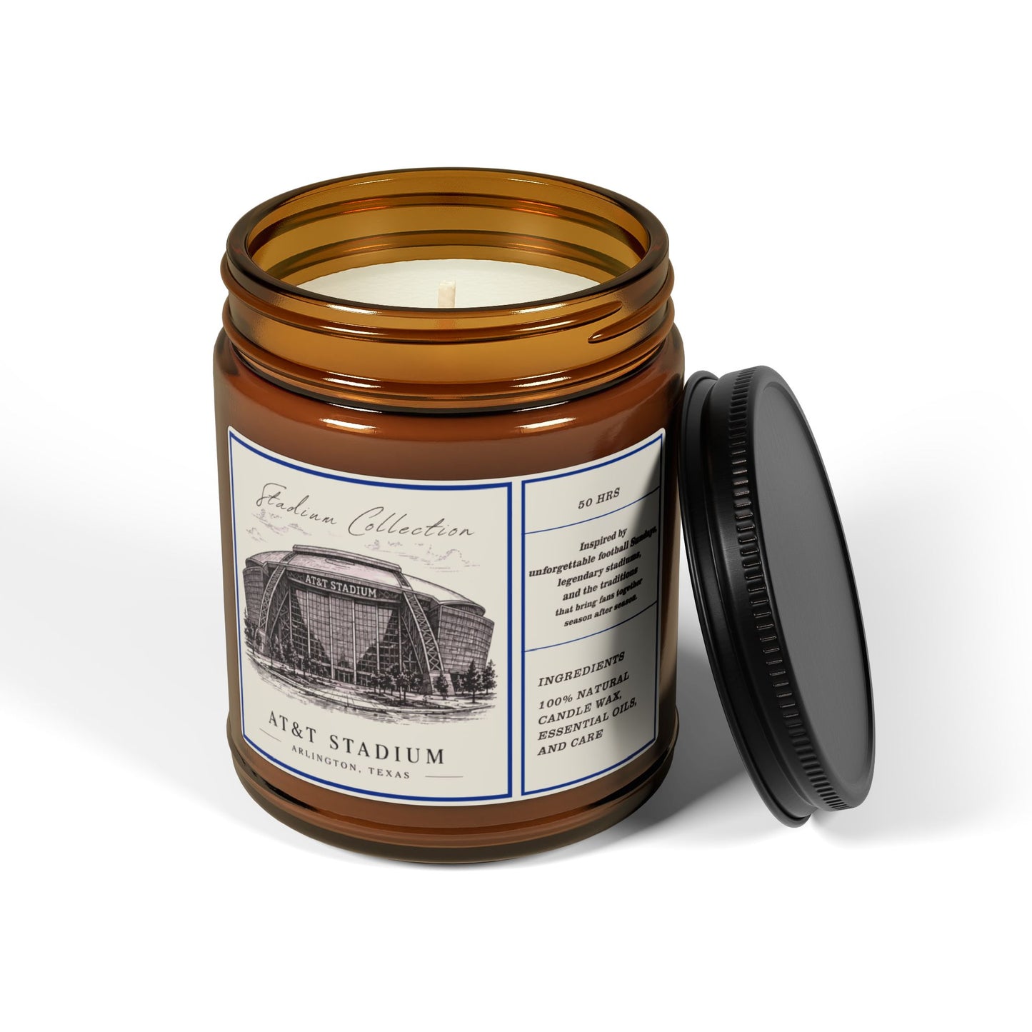 Dallas Cowboys Stadium Scented Soy Candle ,AT&T Stadium candle