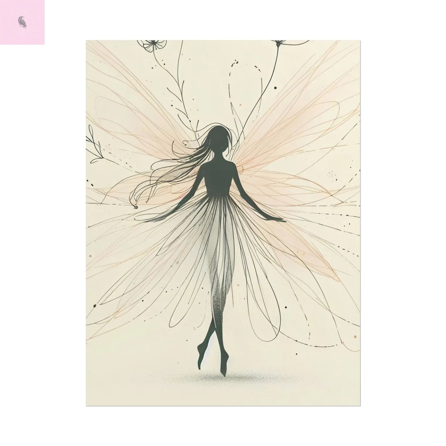 Fairy Poster - The flirty crow