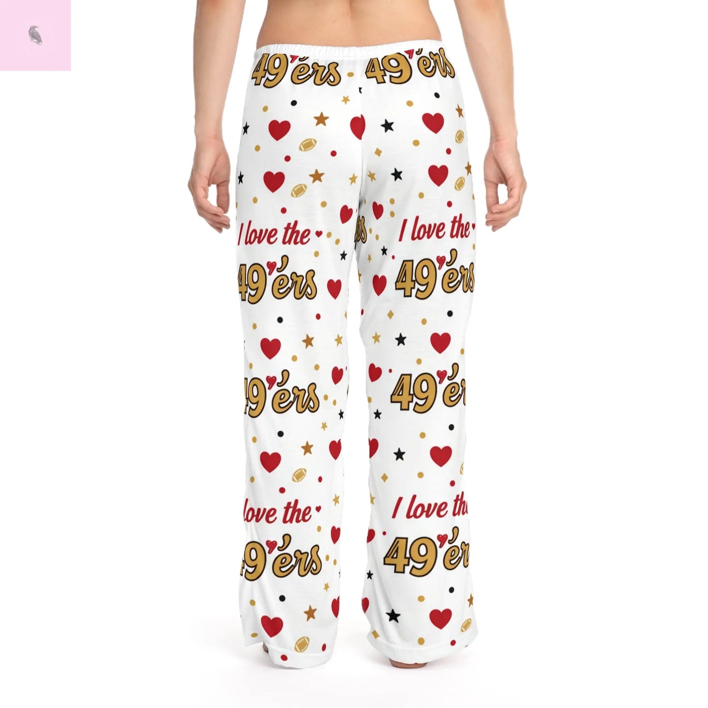 49ers Women's Pajama Pants ,Lounge Drawstring Sleepwear Printify