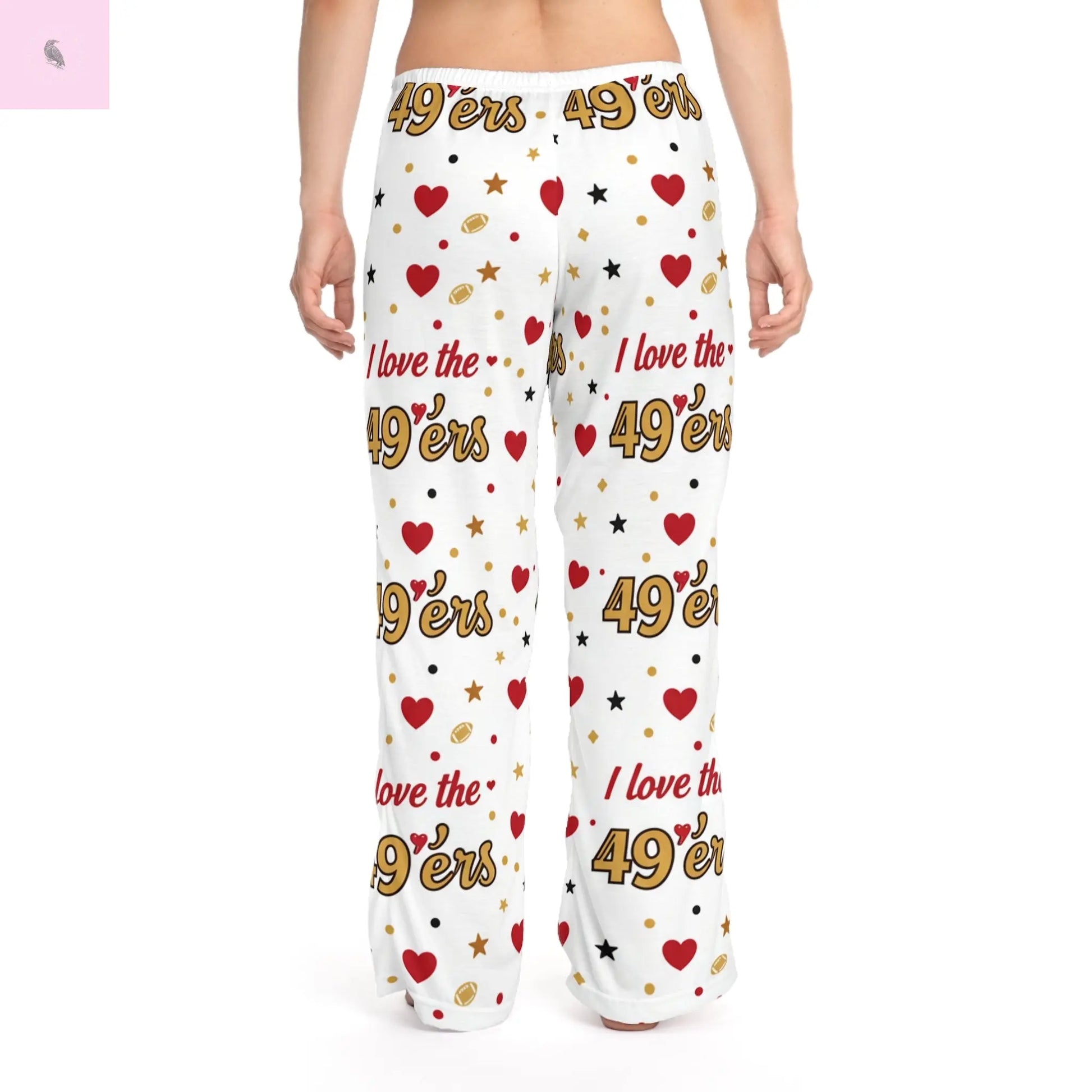 49ers Women's Pajama Pants ,Lounge Drawstring Sleepwear Printify