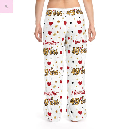 49ers Women's Pajama Pants ,Lounge Drawstring Sleepwear Printify