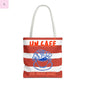 Café Tote Bag,  Coffee Lover's bag, Croissant lover, Gift for her, Grocery tote, farmers market , Traveler gift, Artisan Design The flirty crow