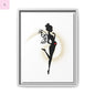 Framed Fairy Art Print - Enchanting Decor for Expecting Mothers, Baby Shower Gift, Elegant Nursery Wall Art, Whimsical Home Accent The flirty crow