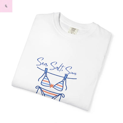 Bikini tshirt, Comfort Colors summer tee,  Beach Lover T-shirt, Vacation shirt, gift for her, unisex The flirty crow