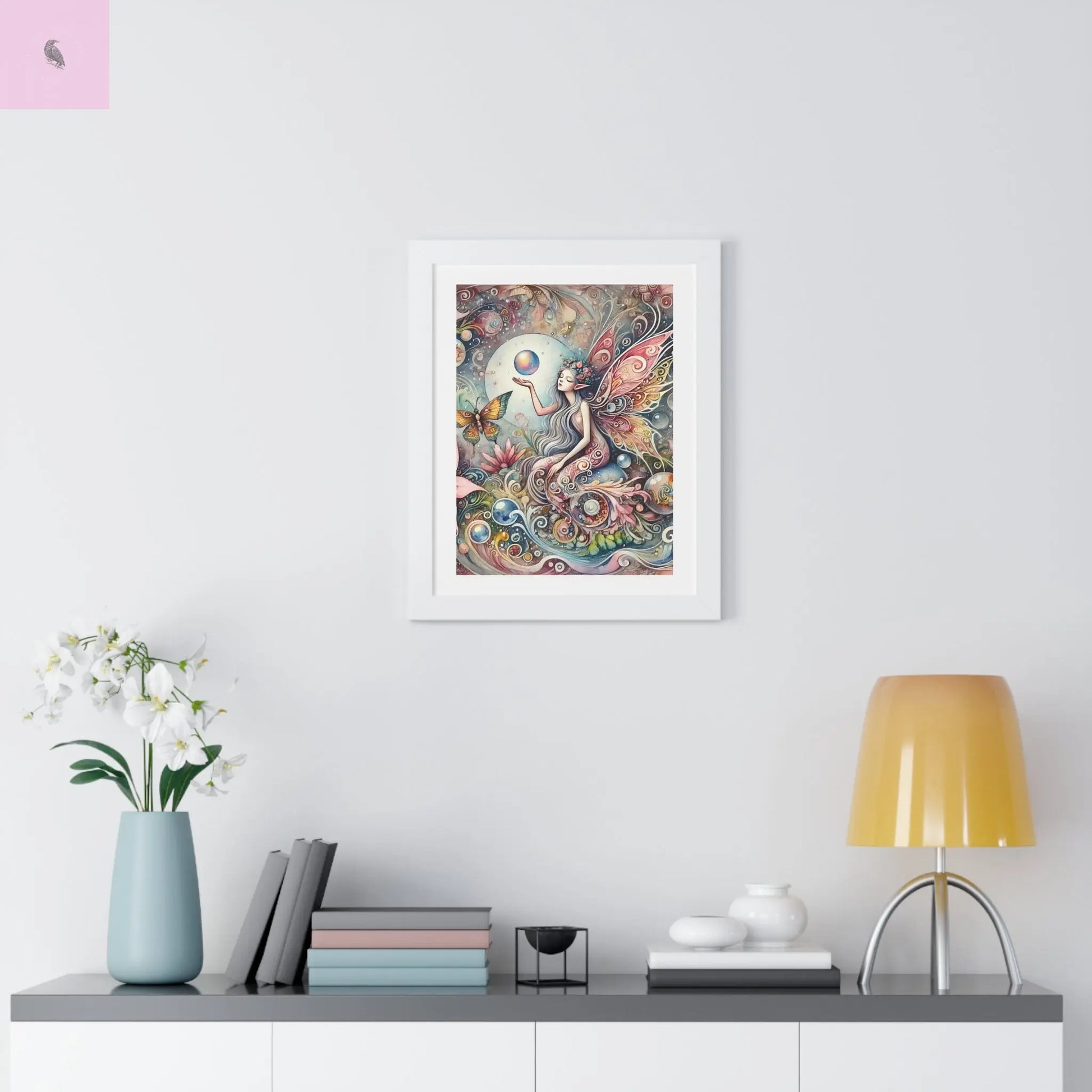 Mystical Fairy framed wall art. - The flirty crow