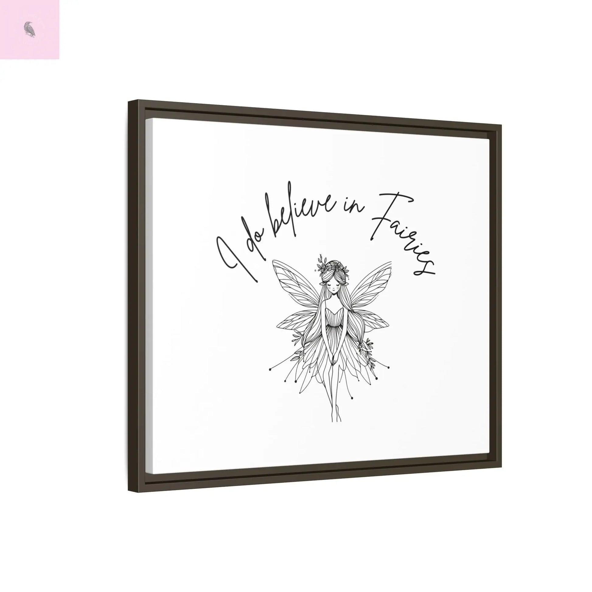 Fairies Canvas, Framed (Multi-color) - The flirty crow