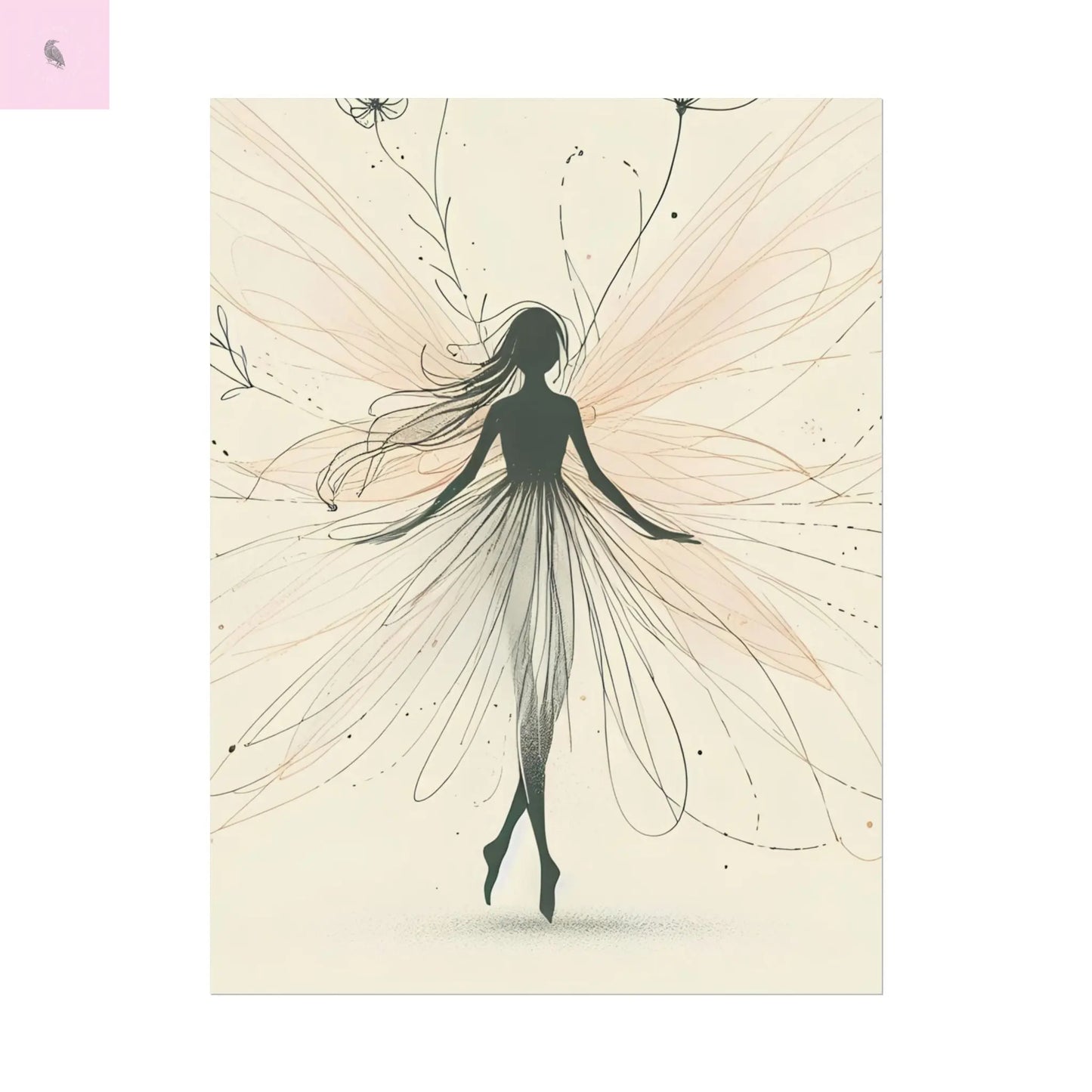 Fairy Poster - The flirty crow