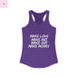 Women's Graphic Tank - Make Love Make Art Design Printify