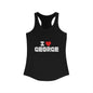 49er Fans George Kittle Women's Racerback Tank