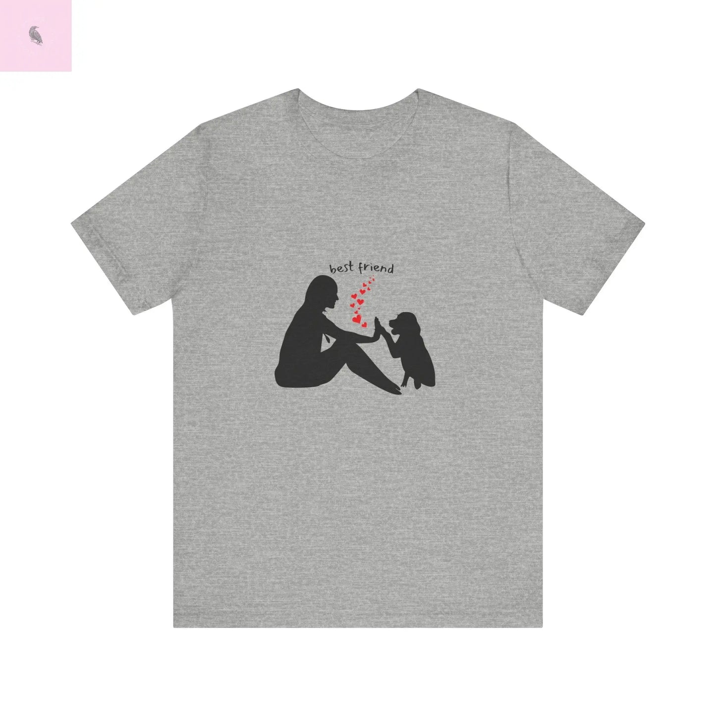 Dog Lovers Tshirt, Unisex Tee, Bella + Canvas, Dog Lover Gift, Cute, Fun, Cotton, Comfy Quality Shirt the flirty crow