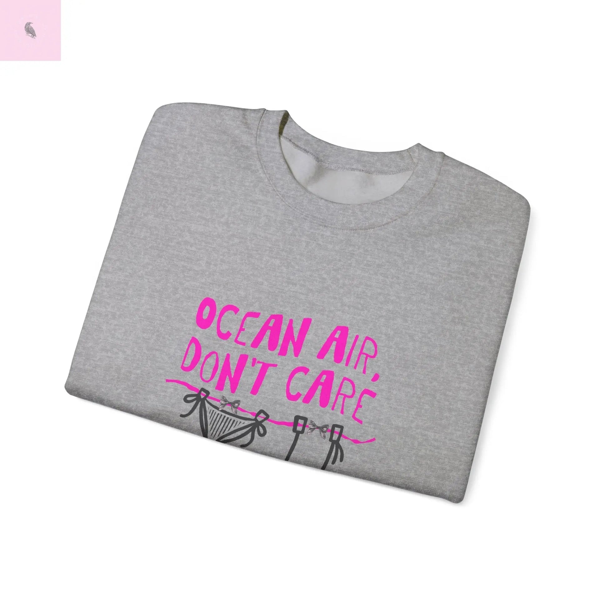 Beach Crewneck Sweatshirt ,Ocean lover, Summer Vibes Sweatshirt, beachy vibe,  Beach vacation Sweater, Casual Outfit, Summer Apparel Printify