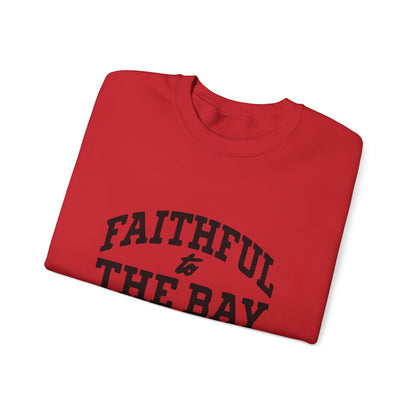 Faithful to the Bay Crewneck Sweatshirt, Personalized 'Warner 54' Team-Style Pullover