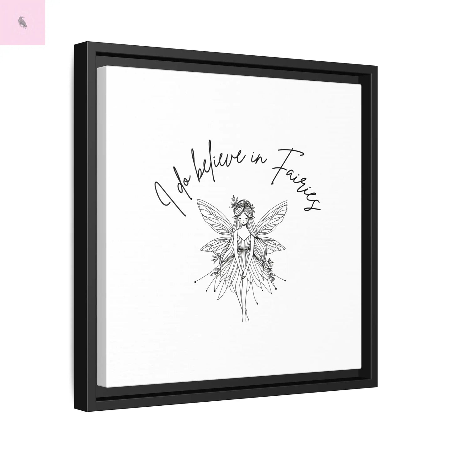 Fairies Canvas, Framed (Multi-color) - The flirty crow