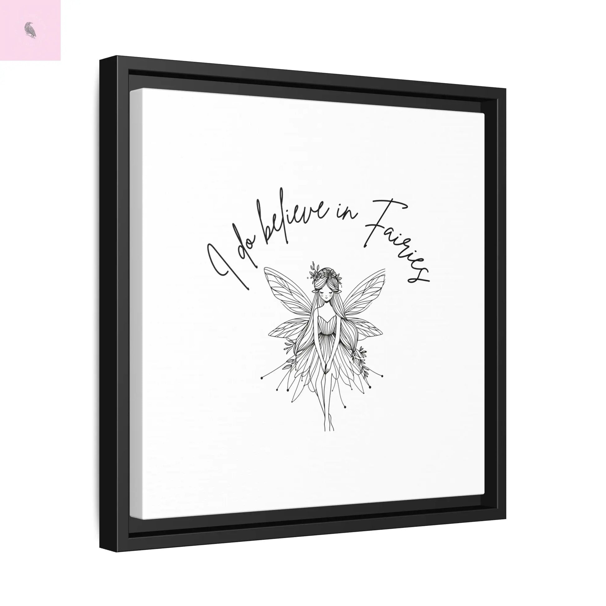 Fairies Canvas, Framed (Multi-color) - The flirty crow