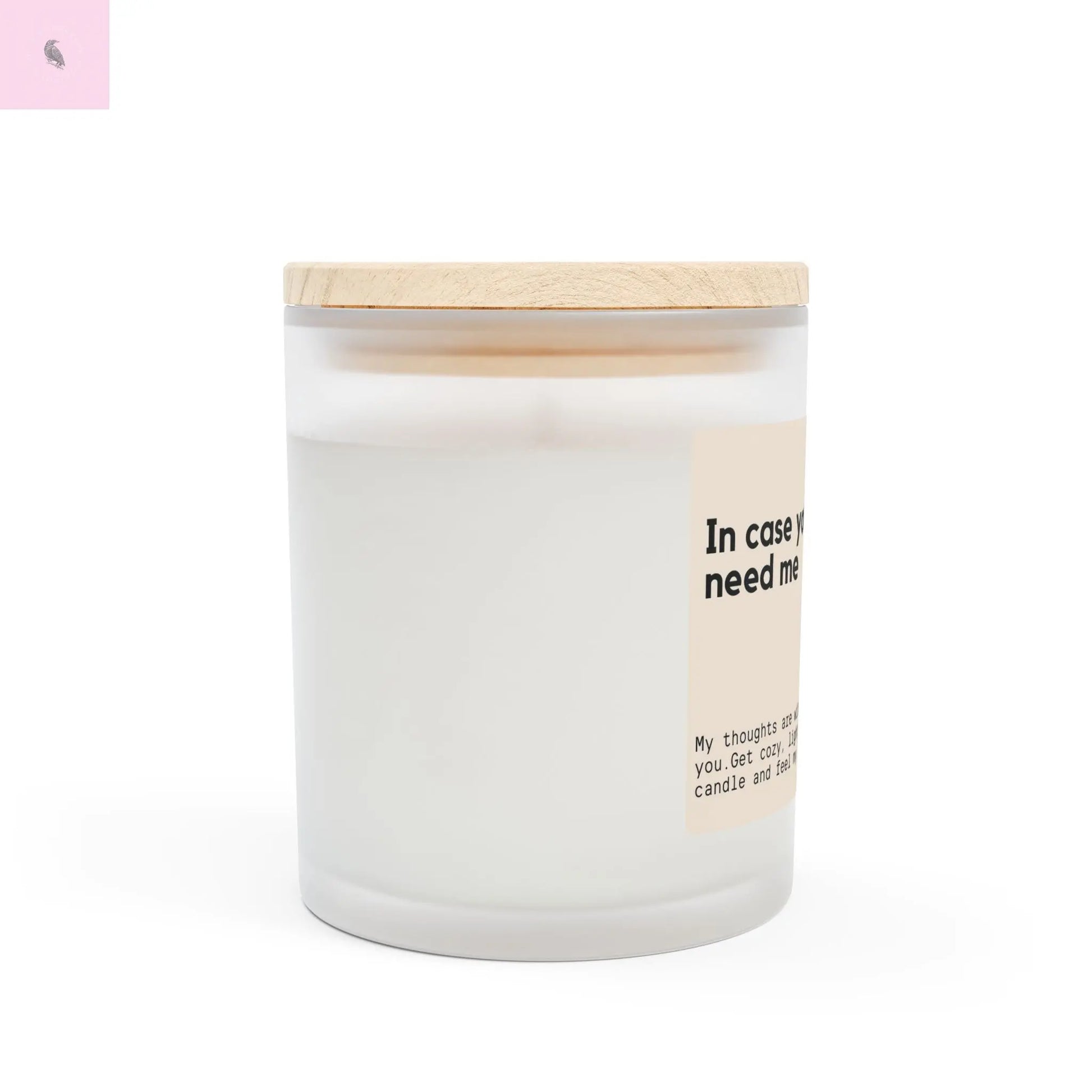 in case you need me emotional support soy wax candle the flirty crow