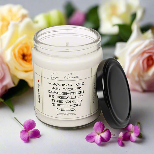 Soy Candle, Daughter Gift for Mom, Mother's Day, Birthday Gift, Aromatherapy The flirty crow
