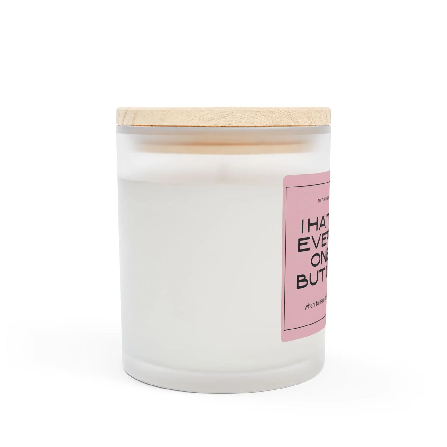 funny bad day antisocial moody soy wax candle. the flirty crow