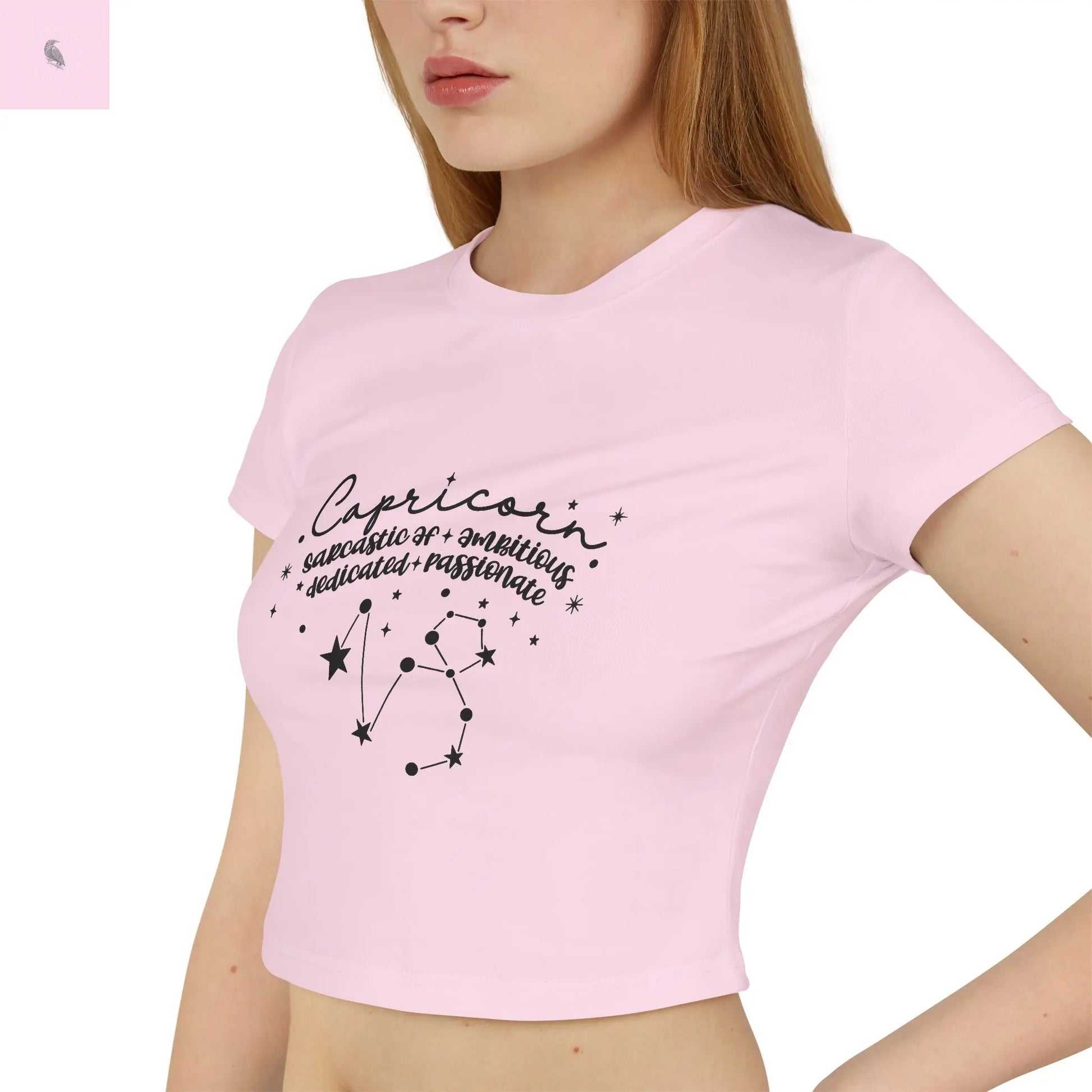 Capricorn Astrology Lover Baby Tee the flirty crow