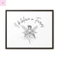 Fairies Canvas, Framed (Multi-color) - The flirty crow