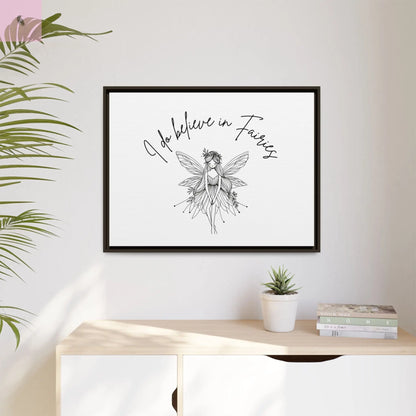 Fairies Canvas, Framed (Multi-color) - The flirty crow