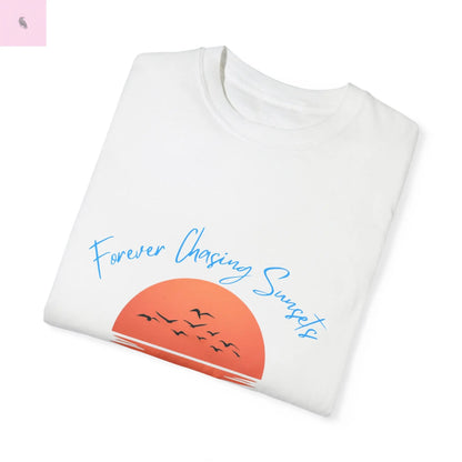 Chasing Sunsets T-Shirt - San Diego California Custom Colors The flirty crow