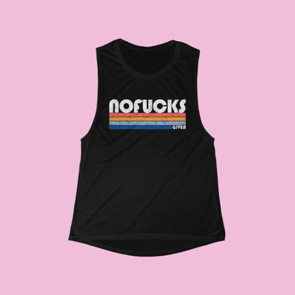Women's Muscle Tank - Retro Funny Trendy Summer Tank Top Printify