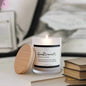 Booktrovert Candle - 11oz Frosted Glass Soy Candle for Book Lovers The flirty crow