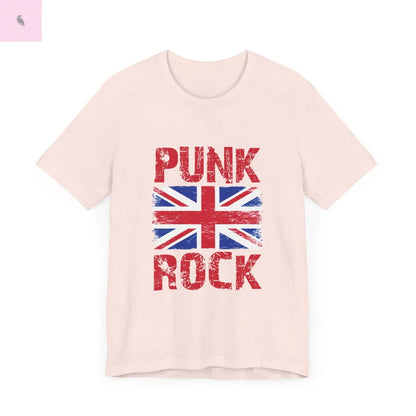 Punk Rock Tee Shirt, Bella + Canvas Unisex Jersey Short Sleeve, Soft Cotton, Fun and Trendy, Cute Top, Quality Fabric, Graphic Tee, Rock the flirty crow