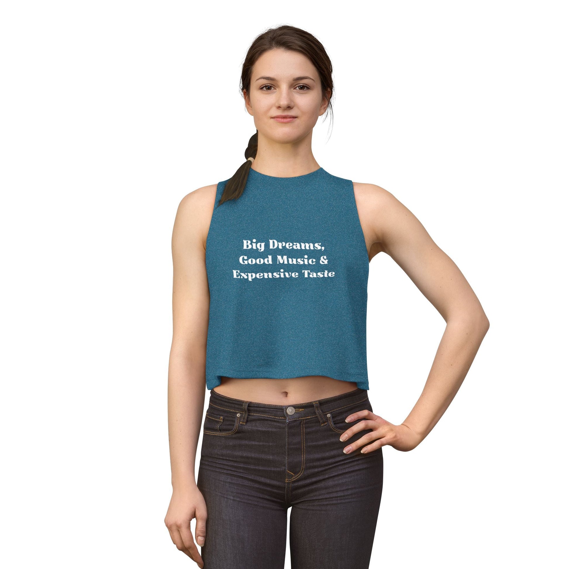 Women's Cropped tank top The flirty crow
