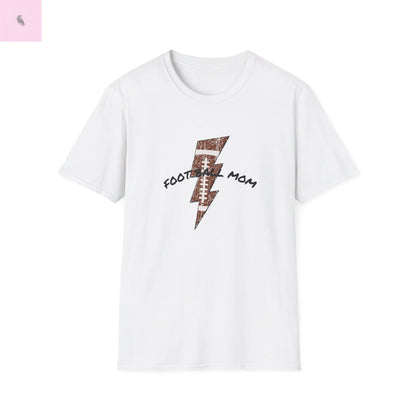 Football mom  Softstyle  cotton T-Shirt the flirty crow
