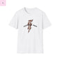 Football mom  Softstyle  cotton T-Shirt the flirty crow