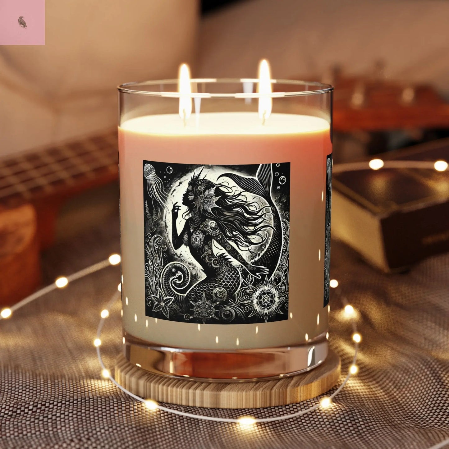 Mermaid Magic Glass Candle - 11oz The flirty crow