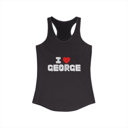 49er Fans George Kittle Women's Racerback Tank