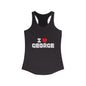 49er Fans George Kittle Women's Racerback Tank