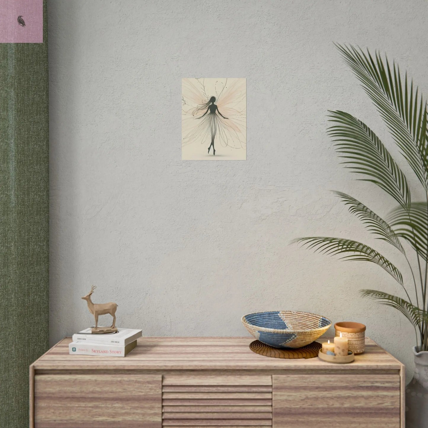 Fairy Poster - The flirty crow