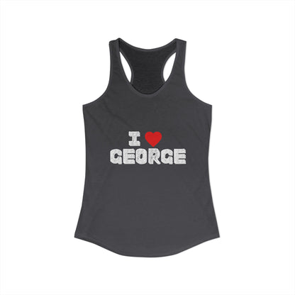 49er Fans George Kittle Women's Racerback Tank