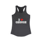 49er Fans George Kittle Women's Racerback Tank