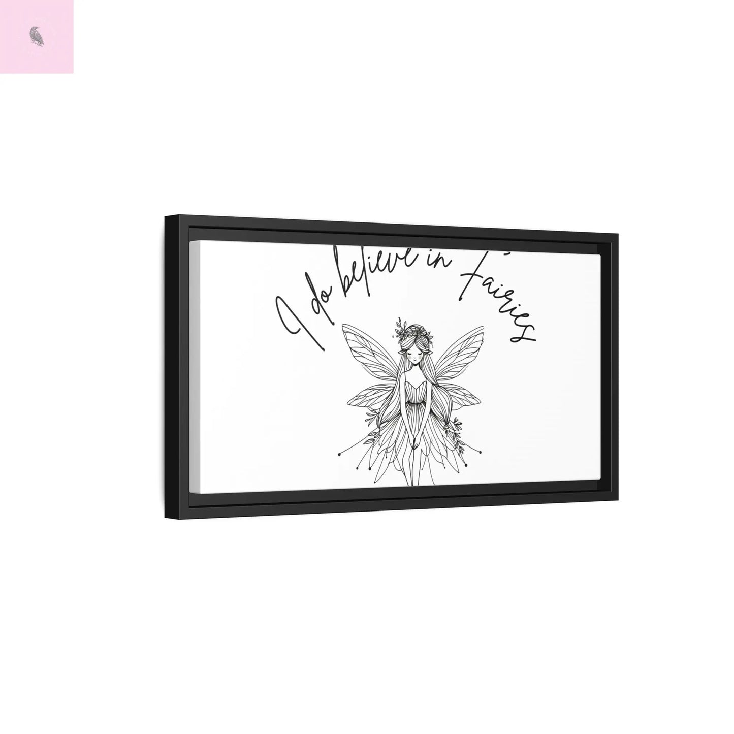 Fairies Canvas, Framed (Multi-color) - The flirty crow