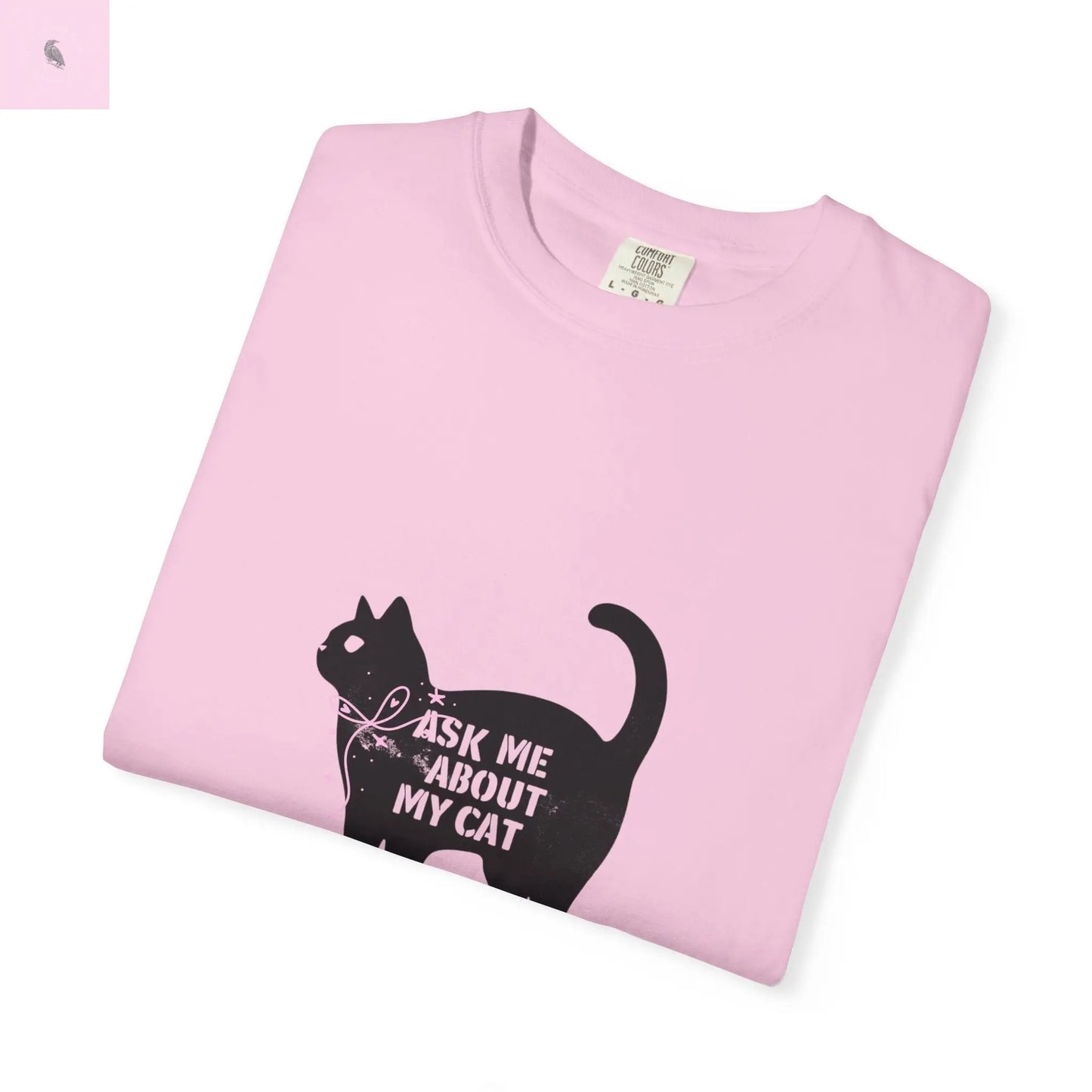 Cat Lovers Funny T-Shirt - The flirty crow