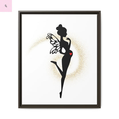 Framed Fairy Art Print - Enchanting Decor for Expecting Mothers, Baby Shower Gift, Elegant Nursery Wall Art, Whimsical Home Accent The flirty crow