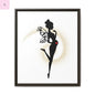 Framed Fairy Art Print - Enchanting Decor for Expecting Mothers, Baby Shower Gift, Elegant Nursery Wall Art, Whimsical Home Accent The flirty crow