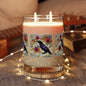 Soy Candle - Crow Lovers 11oz Glass the flirty crow