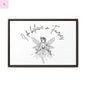 Fairies Canvas, Framed (Multi-color) - The flirty crow