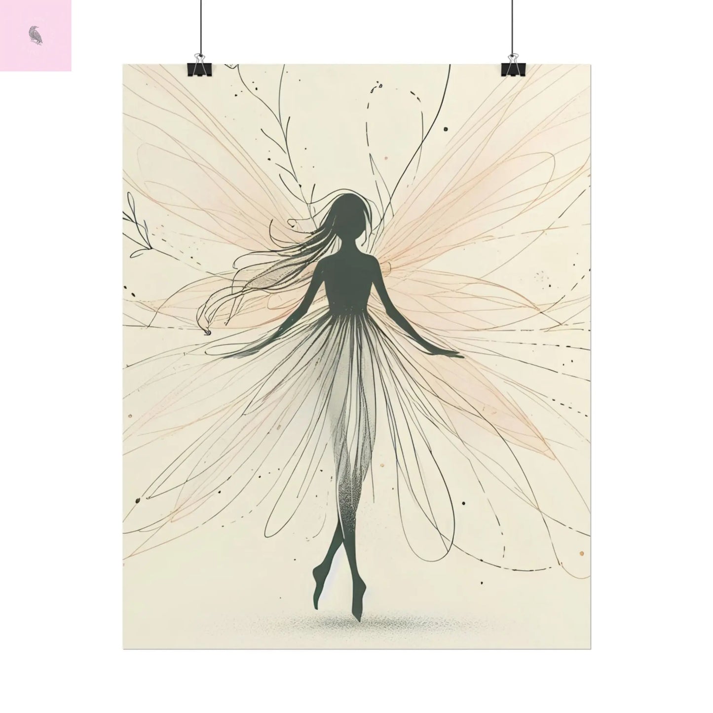 Fairy Poster - The flirty crow
