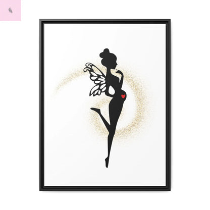 Framed Fairy Art Print - Enchanting Decor for Expecting Mothers, Baby Shower Gift, Elegant Nursery Wall Art, Whimsical Home Accent The flirty crow