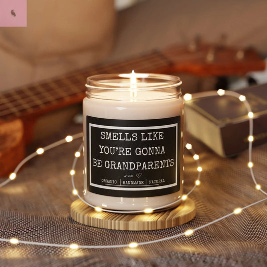 Soy Candle New grandparents gift The flirty crow
