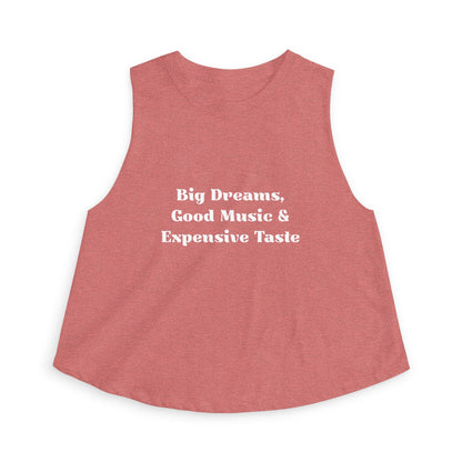 Women's Cropped tank top The flirty crow