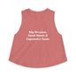 Women's Cropped tank top The flirty crow