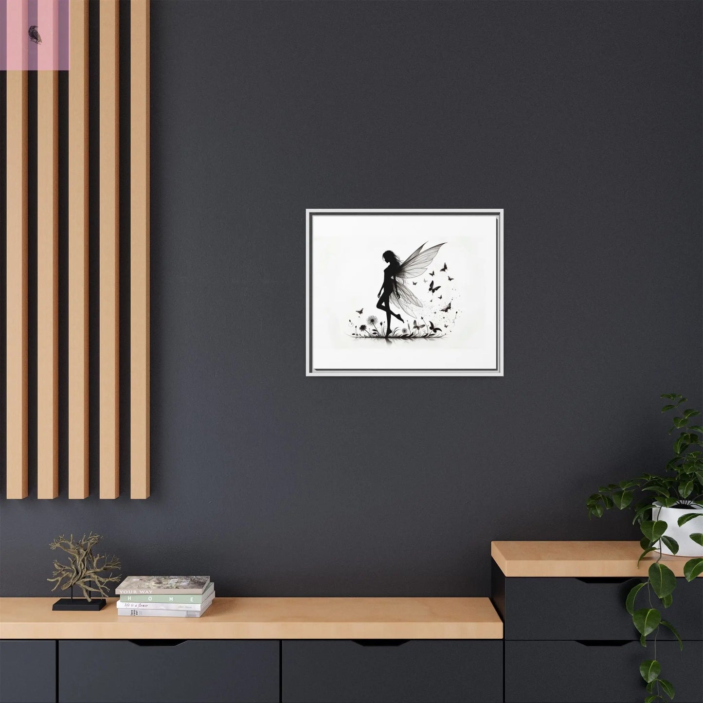 Fairy Canvas Wall Art - The flirty crow